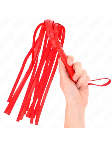 KINK - FOUET SIMPLE ROUGE 45 CM