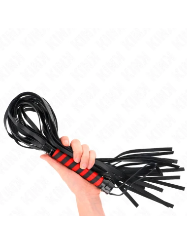 KINK - FOUET LONG RAYÉ 70 CM