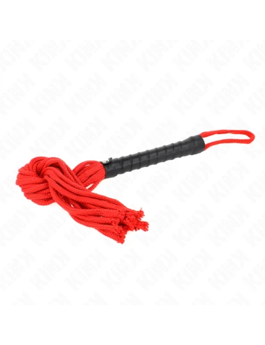KINK - FOUET CORDE ROJO 56 CM