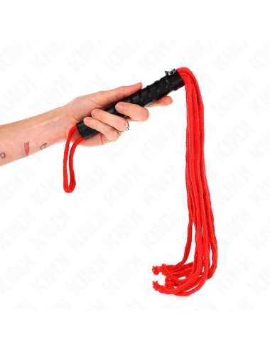 KINK - FOUET CORDE ROJO 56 CM