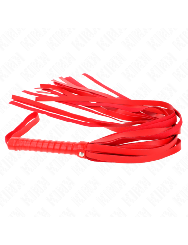 KINK - FOUET ROUGE MANCHE COURT LONG QUEUE 70 CM