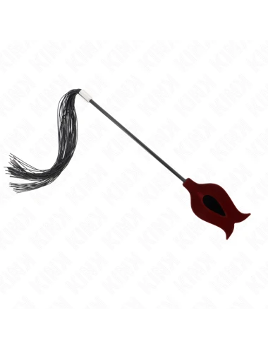 KINK - PLUMES DE POULET TICKLE EN FORME DE CORNE NOIRE 36 CM