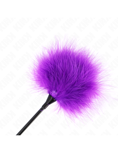 KINK - PLUMES TICKLE VIOLES UTILISÉES POUR LE KIT BONDAGE 27 CM