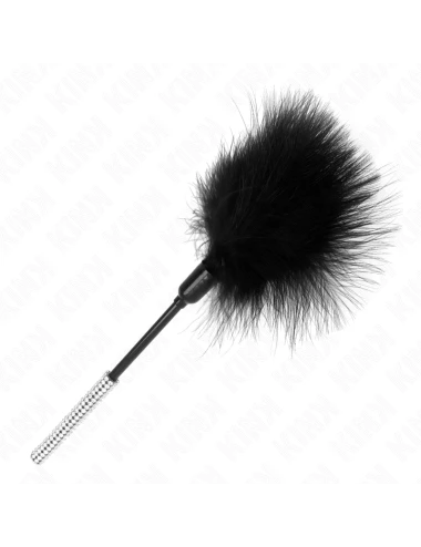 KINK - PLUMES CHACOUILLES AVEC MANCHE STRASS 27 CM