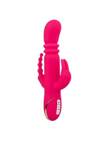 CALEXOTICS - JACK FANTASY TRIPLE VIBRATEUR CHAUFFANT LAPIN ROSE