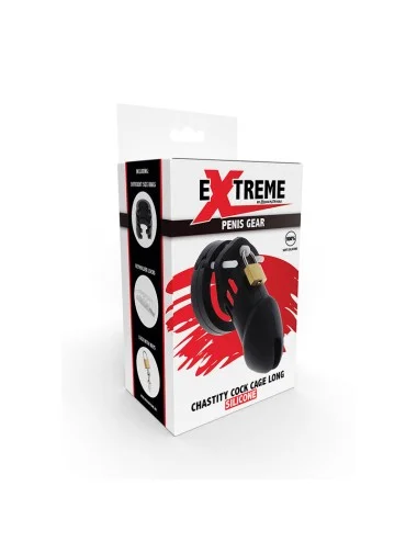 HIDDEN DESIRE - EXTREME CAGE DE CHASTETÉ SILICONE TAILLE L NOIR