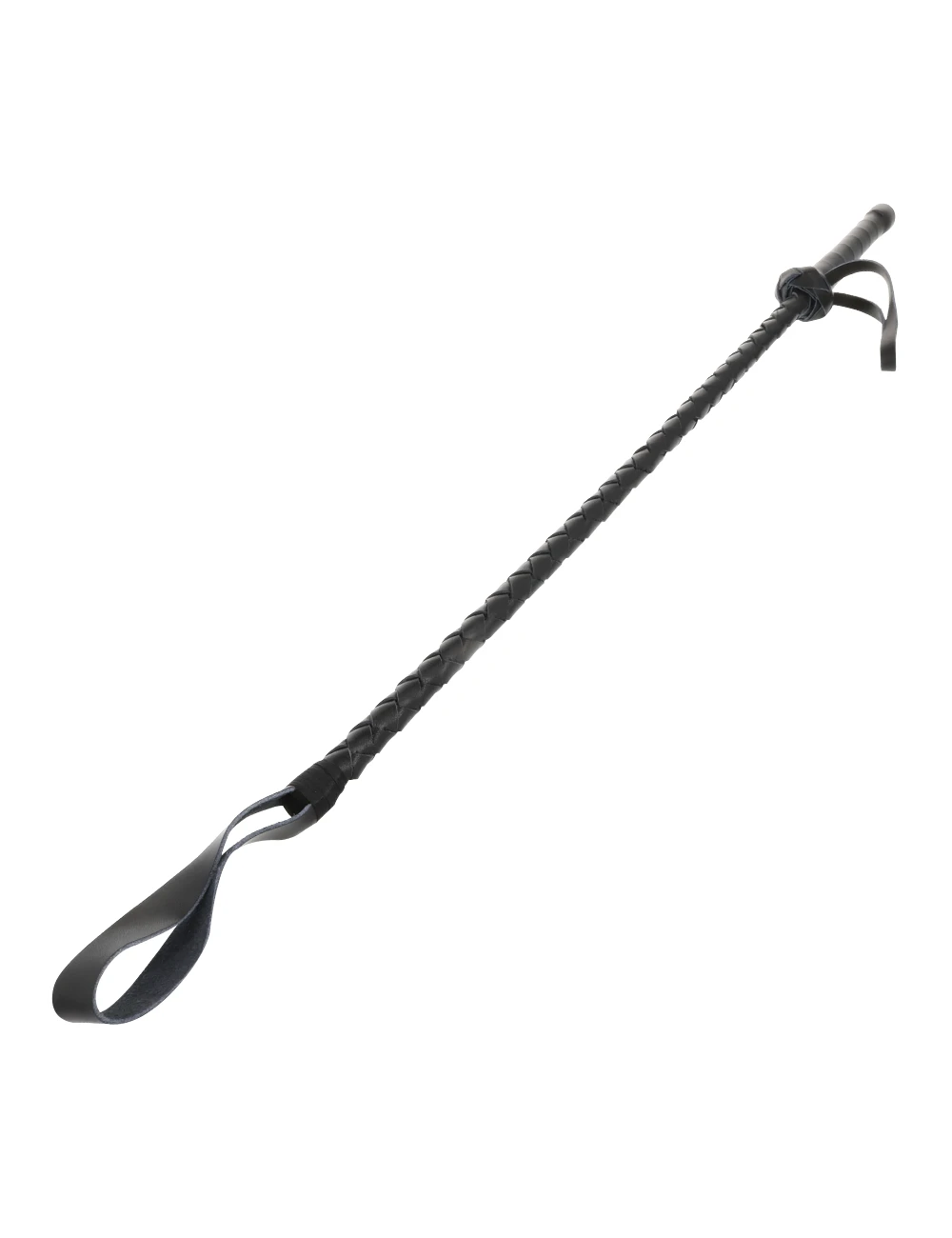 DARKNESS - FOUET BDSM FÉTICHISTE EN CUIR 60CM DARKNESS - FOUET BDSM FÉTICHISTE EN CUIR 60CM