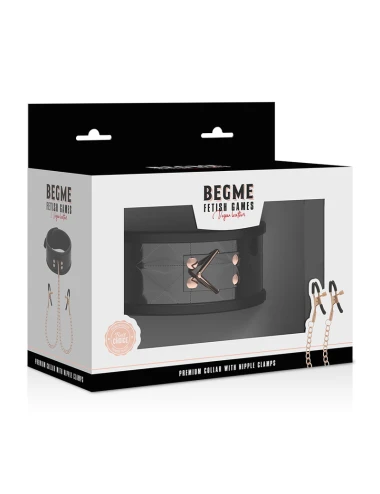 BEGME - BLACK EDITION COLLIER BEGME BLACK EDITION AVEC PINCES À MÉTONS