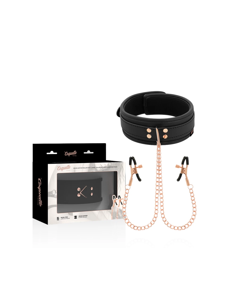 COQUETTE CHIC DESIRE - COLLIER PINCE TIP FANTAISIE AVEC DOUBLURE EN NÉOPRÈNE COQUETTE CHIC DESIRE - COLLIER PINCE TIP FANTAISIE AVEC DOUBLURE EN NÉOPRÈNE