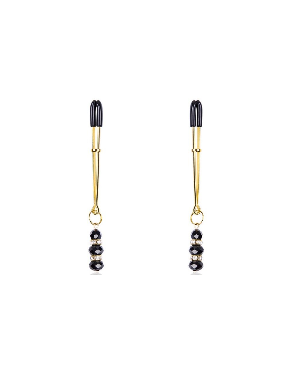 OHMAMA FETISH - PINCES TÉTONS AVEC PENDENTIF BIJOU OHMAMA FETISH - PINCES TÉTONS AVEC PENDENTIF BIJOU