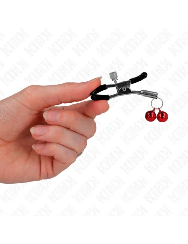 KINK - PINCE À METON DOUBLE CLOCHE ROUGE 6 CM