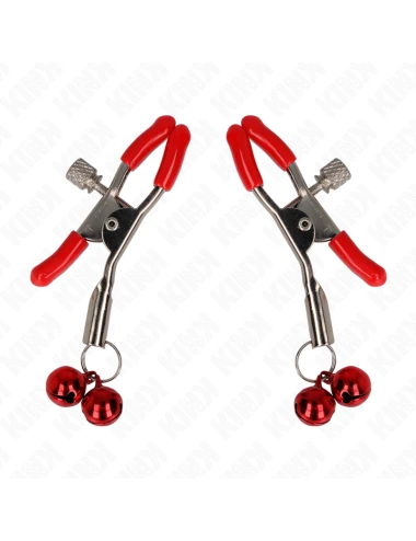 KINK - PINCE À METON DOUBLE CLOCHE ROUGE ROUGE 6 CM