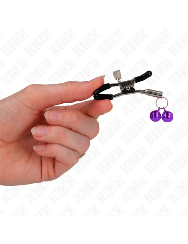 KINK - PINCE À METON DOUBLE CLOCHE VIOLET 6 CM