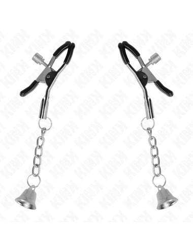 KINK - PINCES À TÉLÉTON PENDENTIF CLOCHE ARGENT 6 CM