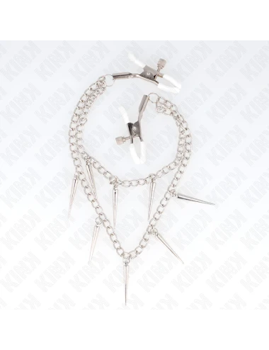 KINK - PINCES À METELIER AVEC CHAÎNES À POINTES 30 CM
