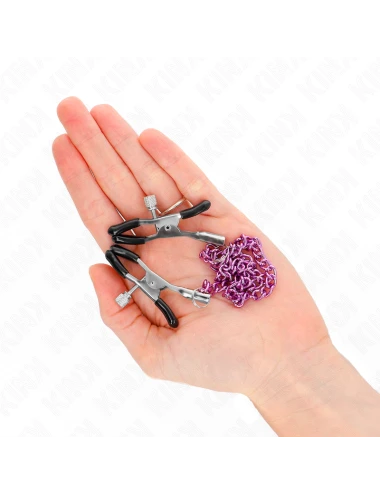 KINK - PINCES À METON CHAÎNE VIOLET 30 CM