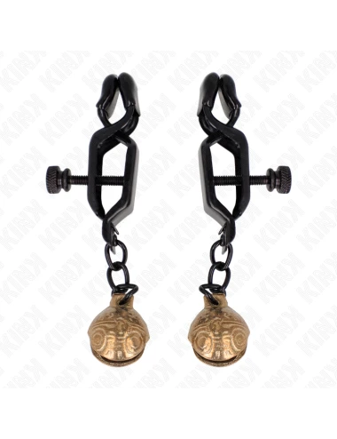KINK - PINCES À METELONS STYLE CLOCHE NOIR 7 CM