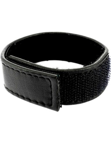LEATHER BODY - BITE ET SANGLE DE BOULE VELCROED RÉGLABLE - NOIR