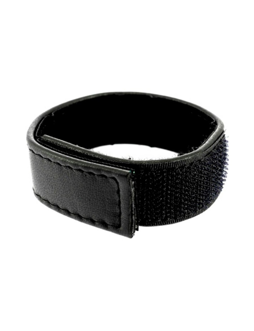 LEATHER BODY - BITE ET SANGLE DE BOULE VELCROED RÉGLABLE - NOIR LEATHER BODY - BITE ET SANGLE DE BOULE VELCROED RÉGLABLE - NOIR