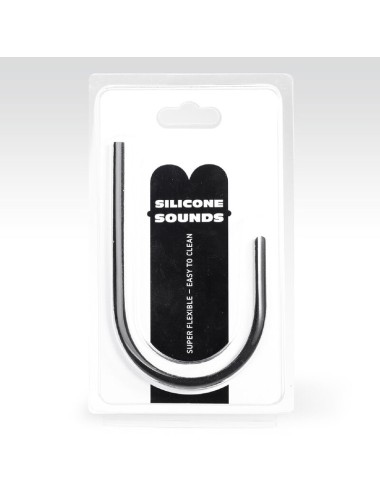 ALL BLACK - SONDE URÉTRALE SILICONE 8MM
