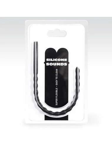 ALL BLACK - SONDE URÉTRALE EN SILICONE 8/10 MM