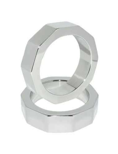 METAL HARD - ANNEAU DE PÉNIS ET DÉCROU DE TESTICULE 50 MM
