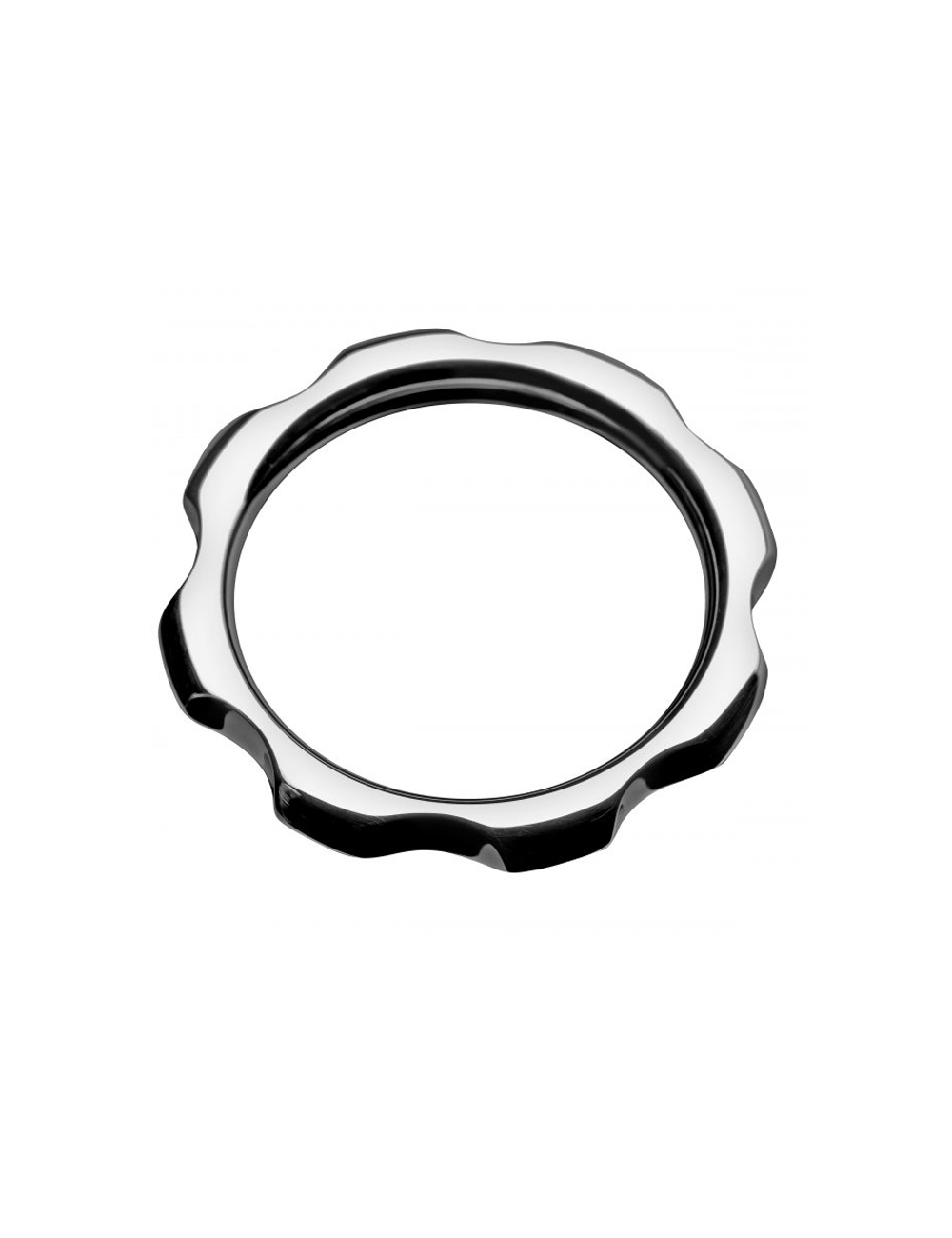 METAL HARD - ANNEAU DE TORQUE EN POUR PÉNIS ET TESTICULES 50MM