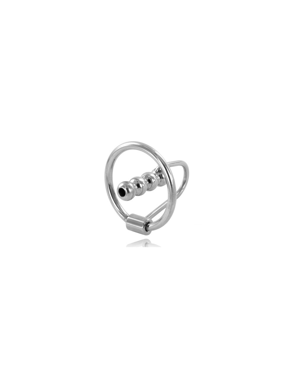 METAL HARD - ANNEAU DE GLAND EN AVEC BOUCHON URÉTRAL 28MM METAL HARD - ANNEAU DE GLAND EN AVEC BOUCHON URÉTRAL 28MM