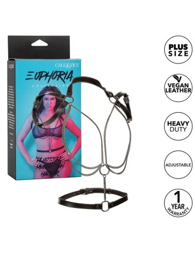 CALEXOTICS - EUPHORIA HARNAIS LICOL MULTICHAÎNES PREMIUM GRANDE TAILLE