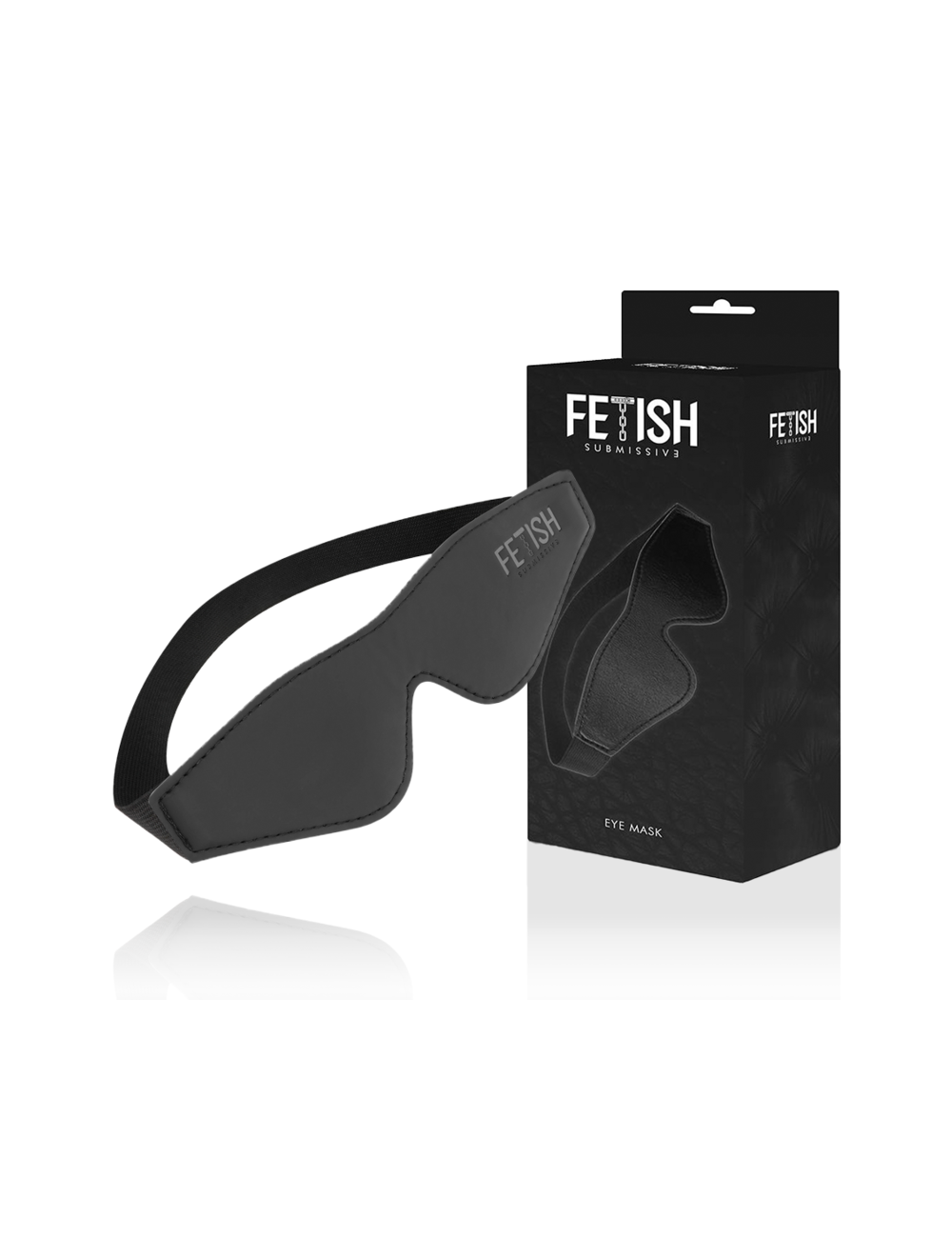 FETISH SUBMISSIVE - MASQUE EN CUIR VÉGAN AVEC DOUBLURE EN NOPRÈNE FETISH SUBMISSIVE - MASQUE EN CUIR VÉGAN AVEC DOUBLURE EN NOPRÈNE