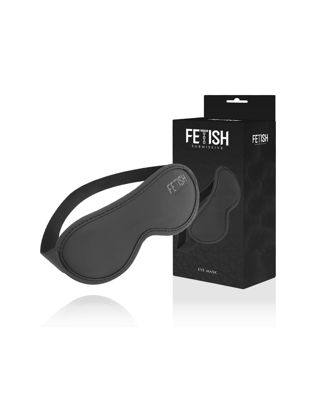 FETISH SUBMISSIVE - MASQUE EN CUIR VÉGAN II AVEC DOUBLURE EN NOPRÈNE