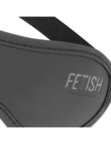FETISH SUBMISSIVE - MASQUE EN CUIR VÉGAN II AVEC DOUBLURE EN NOPRÈNE