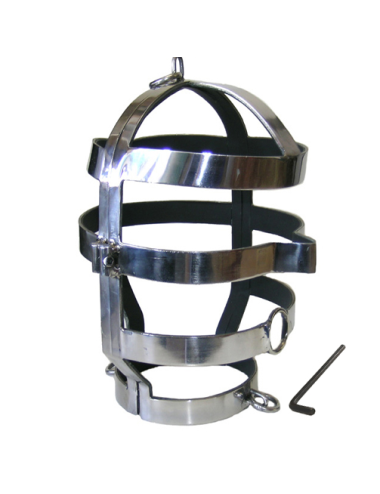 METAL HARD - MASQUE AVEC COLLIER EN ACIER