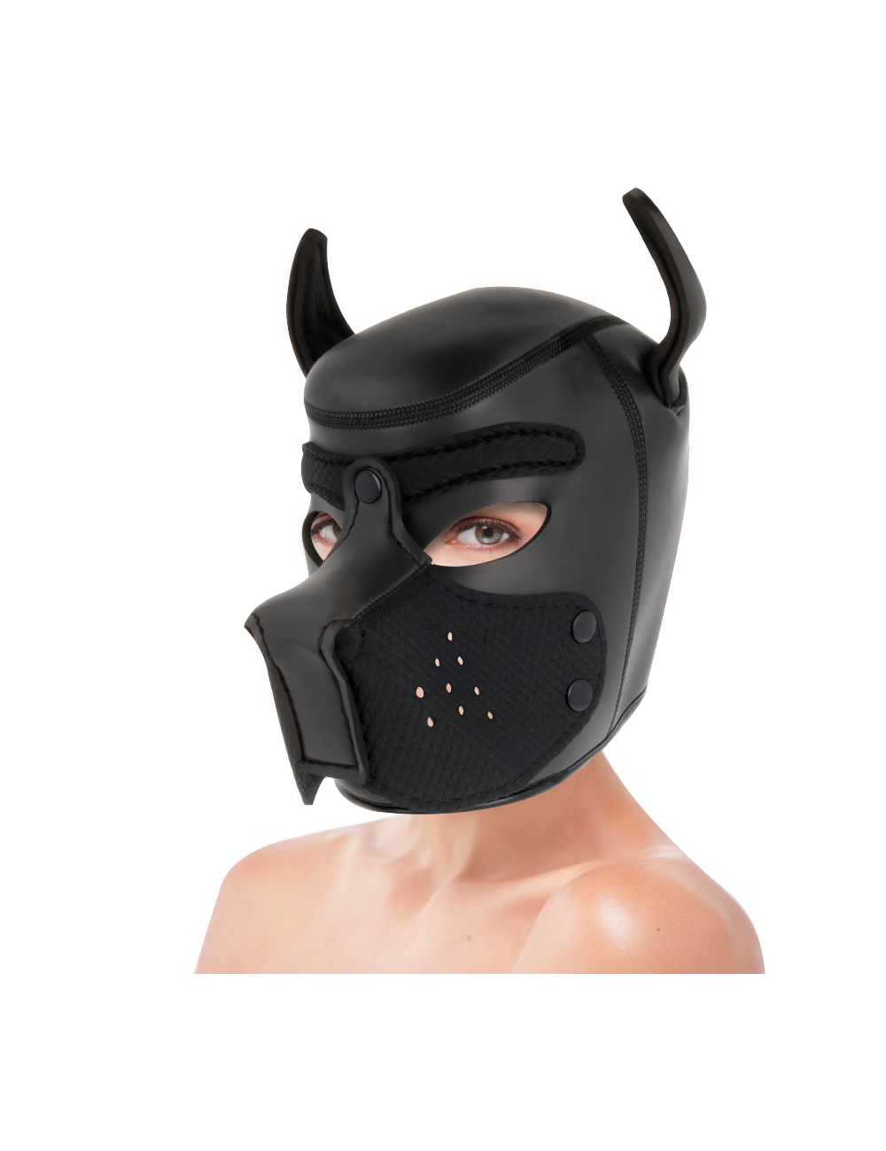 DARKNESS - MASQUE POUR CHIEN EN NÉOPRÈNE AVEC MUSEAU AMOVIBLE L DARKNESS - MASQUE POUR CHIEN EN NÉOPRÈNE AVEC MUSEAU AMOVIBLE L