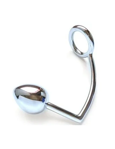 METAL HARD - ANNEAU AVEC CROCHET ANAL 40MM