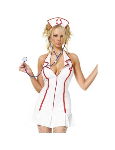 LEG AVENUE - COSTUMES - ROBE DINFIRMIÈRE EN CHEF ENSEMBLE 3 PIÈCES TAILLE S/M