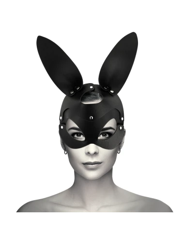 COQUETTE CHIC DESIRE - MASQUE EN CUIR VEGAN AVEC OREILLES DE LAPIN