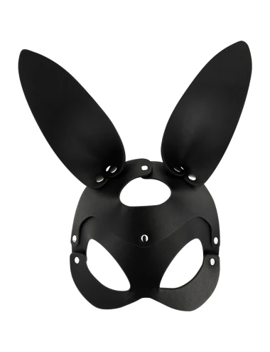 COQUETTE CHIC DESIRE - MASQUE EN CUIR VEGAN AVEC OREILLES DE LAPIN