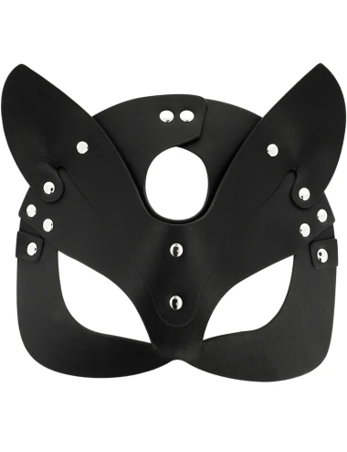 COQUETTE CHIC DESIRE - MASQUE EN CUIR VEGAN AVEC OREILLES DE CHAT