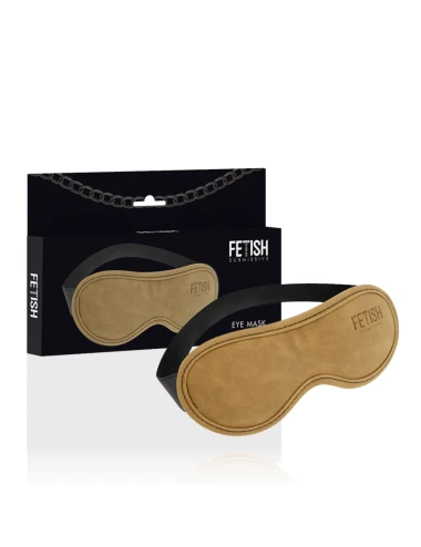 FETISH SUBMISSIVE ORIGEN - MASQUE EN CUIR VÉGAN AVEC DOUBLURE EN NÉOPRÈNE