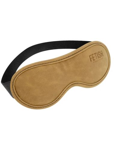 FETISH SUBMISSIVE ORIGEN - MASQUE EN CUIR VÉGAN AVEC DOUBLURE EN NÉOPRÈNE