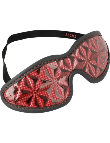 BEGME - MASQUE AVEUGLE PREMIUM ÉDITION ROUGE AVEC DOUBLURE EN NÉOPRÈNE