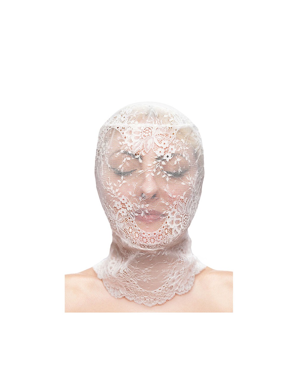 NS NOVELTIES - FETISH & FASHION CAGOULE EN DENTELLE BLANCHE