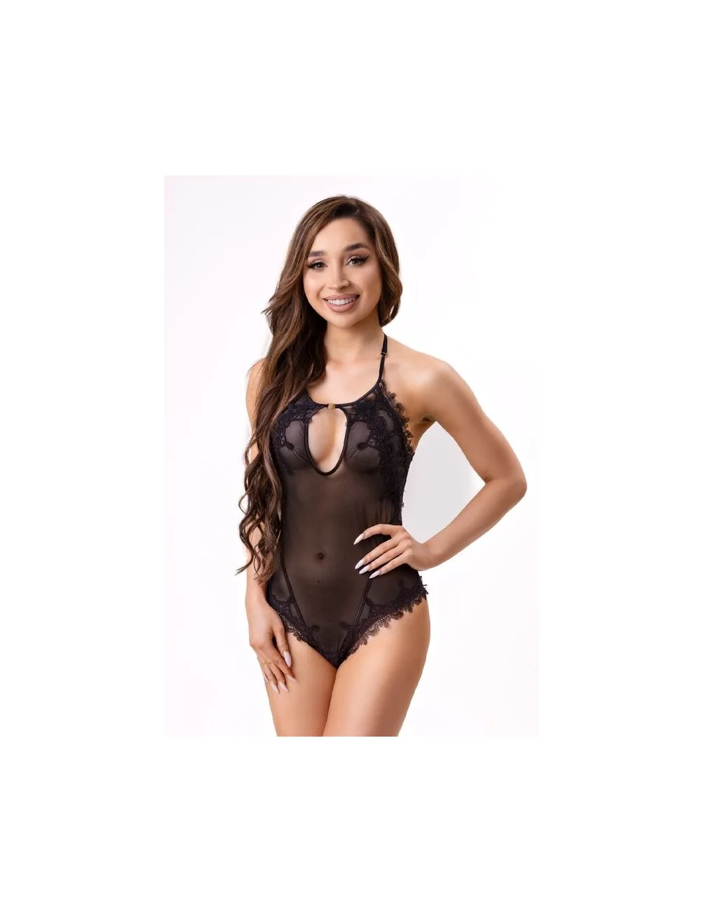 LIVCO CORSETTI FASHION - DAIANA 20248 BODYSTOCKING SANS FOURRURE NOIR S/M LIVCO CORSETTI FASHION - DAIANA 20248 BODYSTOCKING SANS FOURRURE NOIR S/M