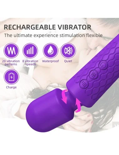 ARMONY - MASSEUR ET VIBRATEUR VIOLETTE