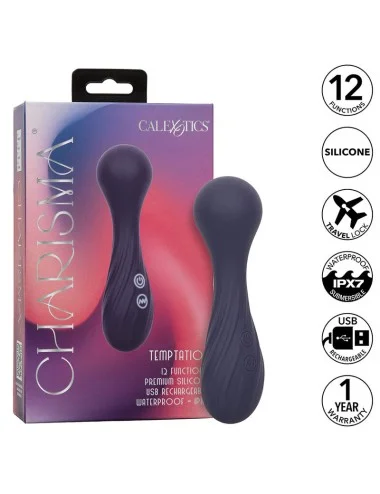 CALEXOTICS - CHARISMA TEMPTATION MASSEUR 12 FONCTIONS VIOLET