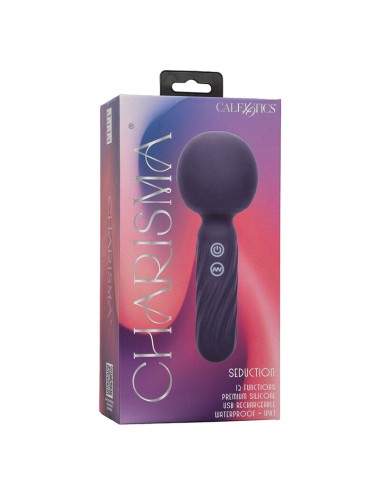 CALEXOTICS - CHARISMA SEDUCTION MASSEUR 12 FONCTIONS 17,75 CM X 6,25 CM VIOLET