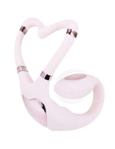 ADRIEN LASTIC - COUPLE SECRETS II DOUBLE STIMULATION ROSE + APPLICATION GRATUITE