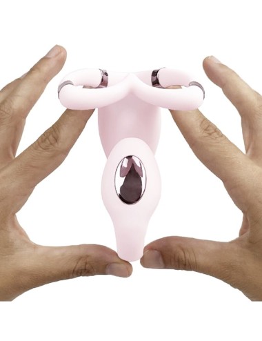 ADRIEN LASTIC - COUPLE SECRETS II DOUBLE STIMULATION ROSE + APPLICATION GRATUITE