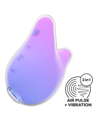 SATISFYER - MERMAID VIBES STIMULATEUR & VIBRATEUR VIOLET ET ROSE